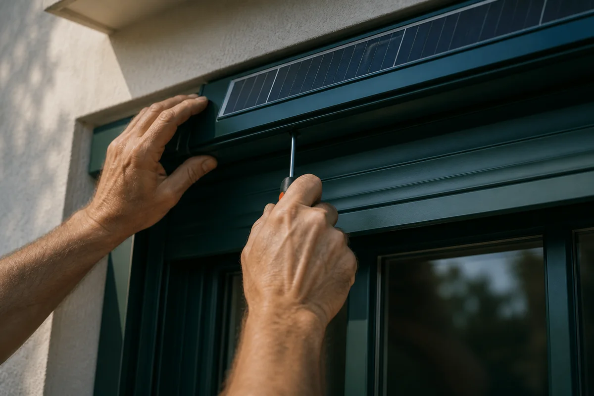 Volets roulants solaires à Toulon — prestation